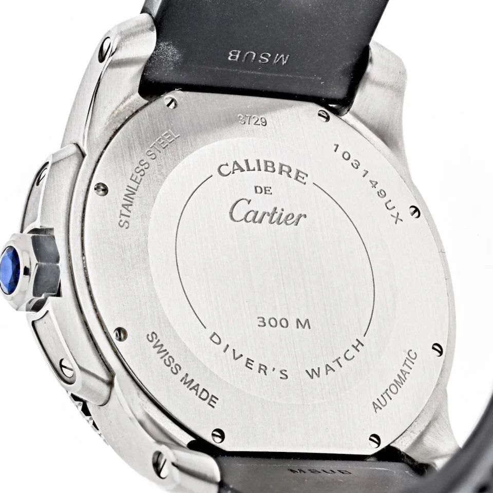 Carthttier Stainless Steel Calibre De Carthttier 42mm Automatic Men Wrist Watch