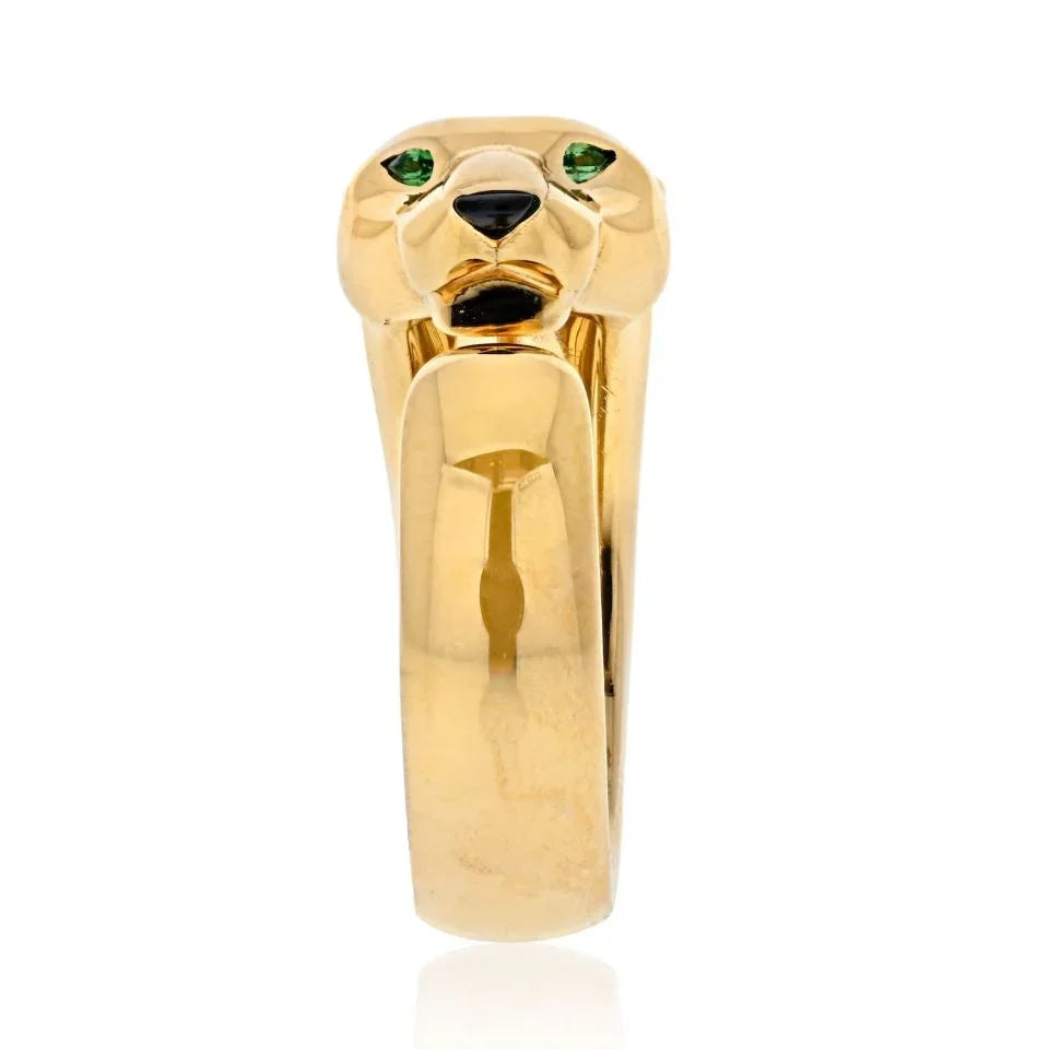 Carthttier 18K Yellow Gold Panthere De Carthttier Size 58 Ring