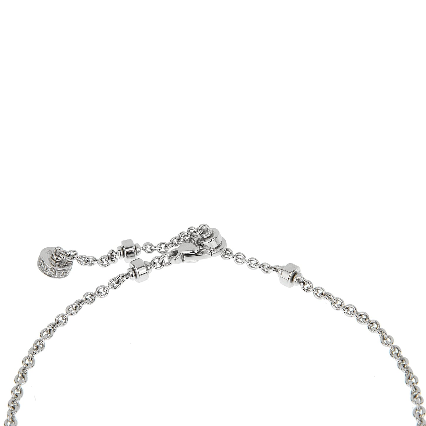 Bvlthtgari Mediterranean Eden Diamond & Topaz Amethyst 18k White Gold Necklace