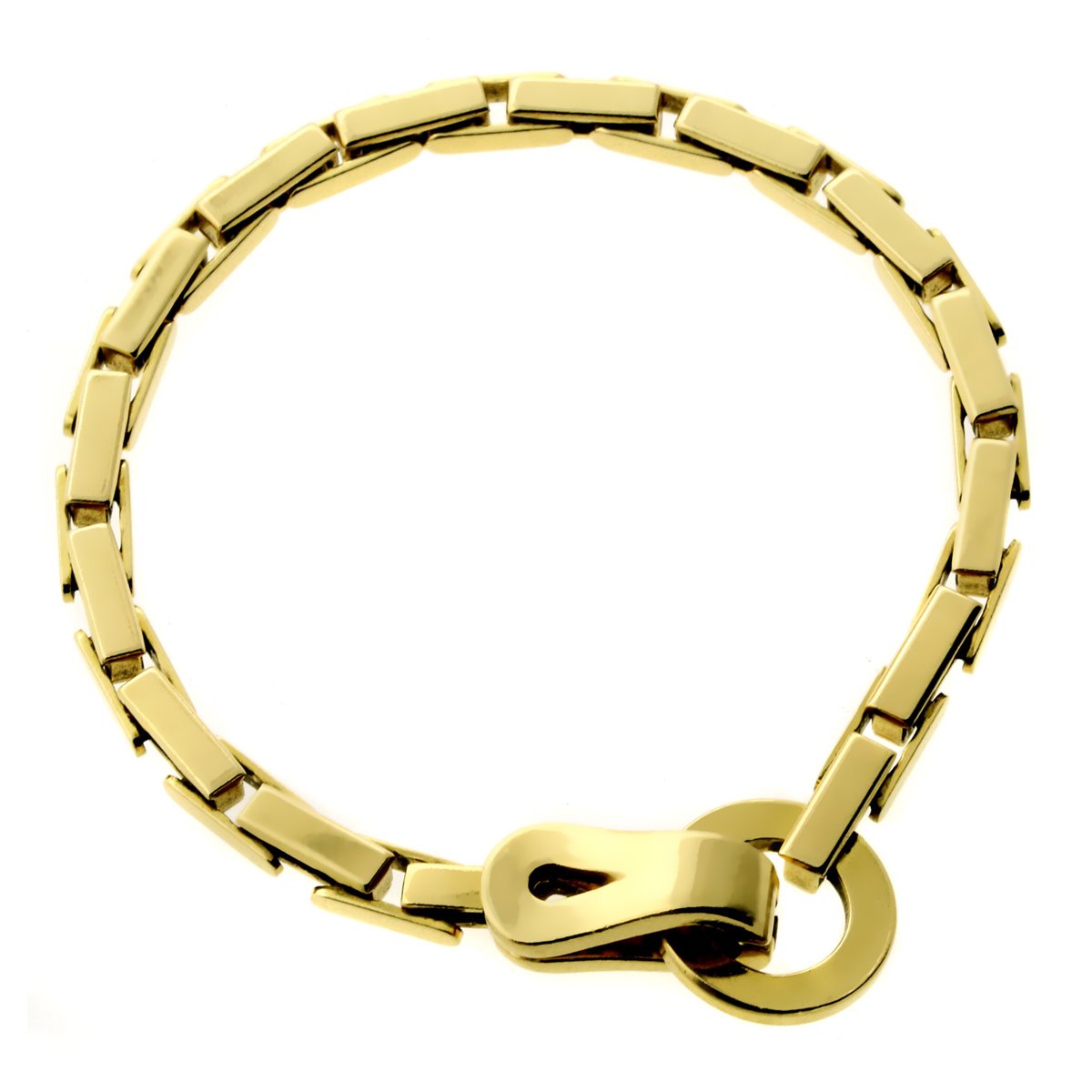 Carthttier Agrafe Yellow Gold Bracelet