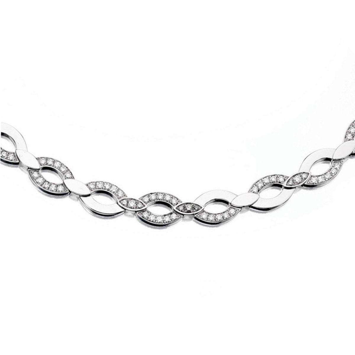 Carthttier Diadea Diamond White Gold Necklace