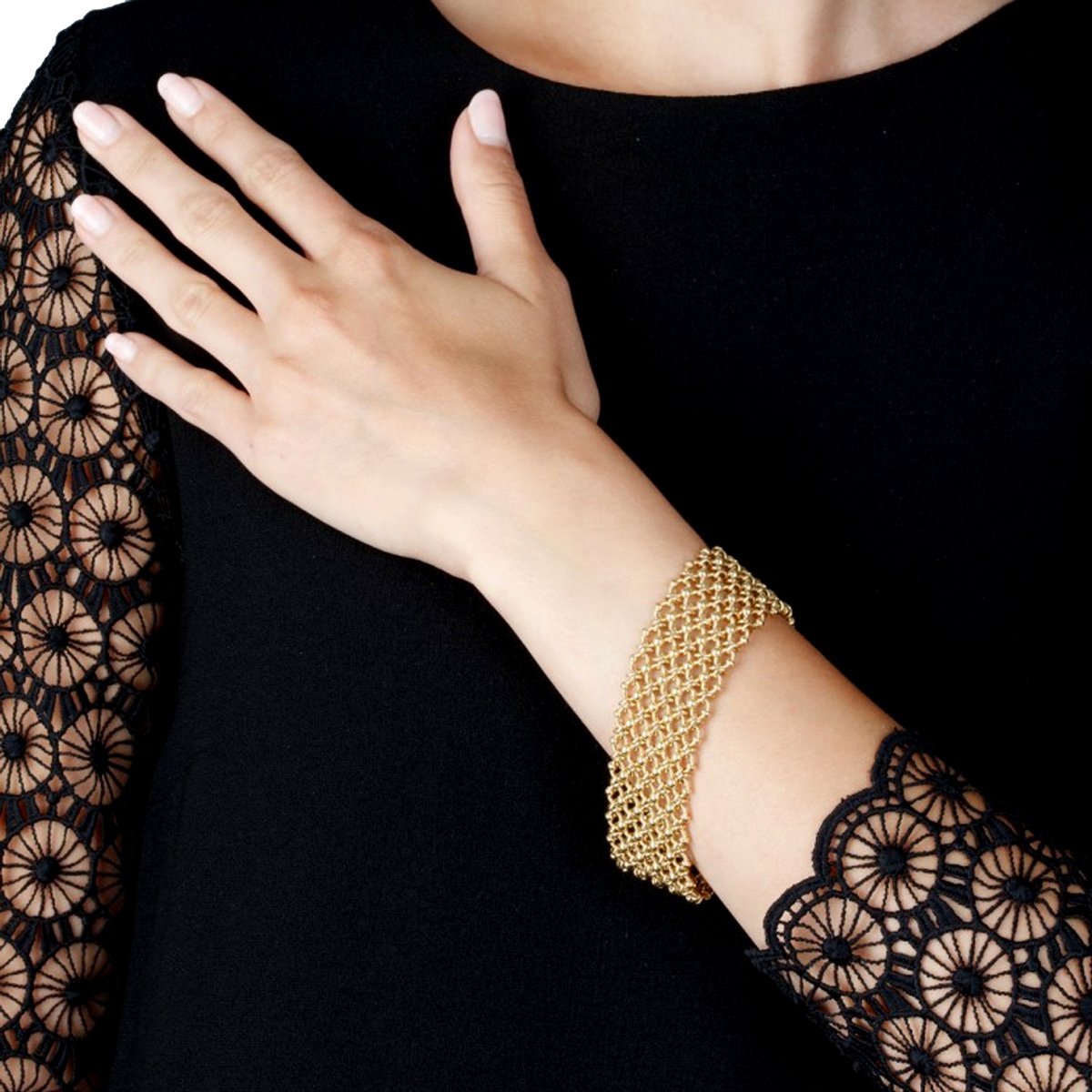 Carthttier Geroges Lenfant Paris Vintage Woven Bracelet