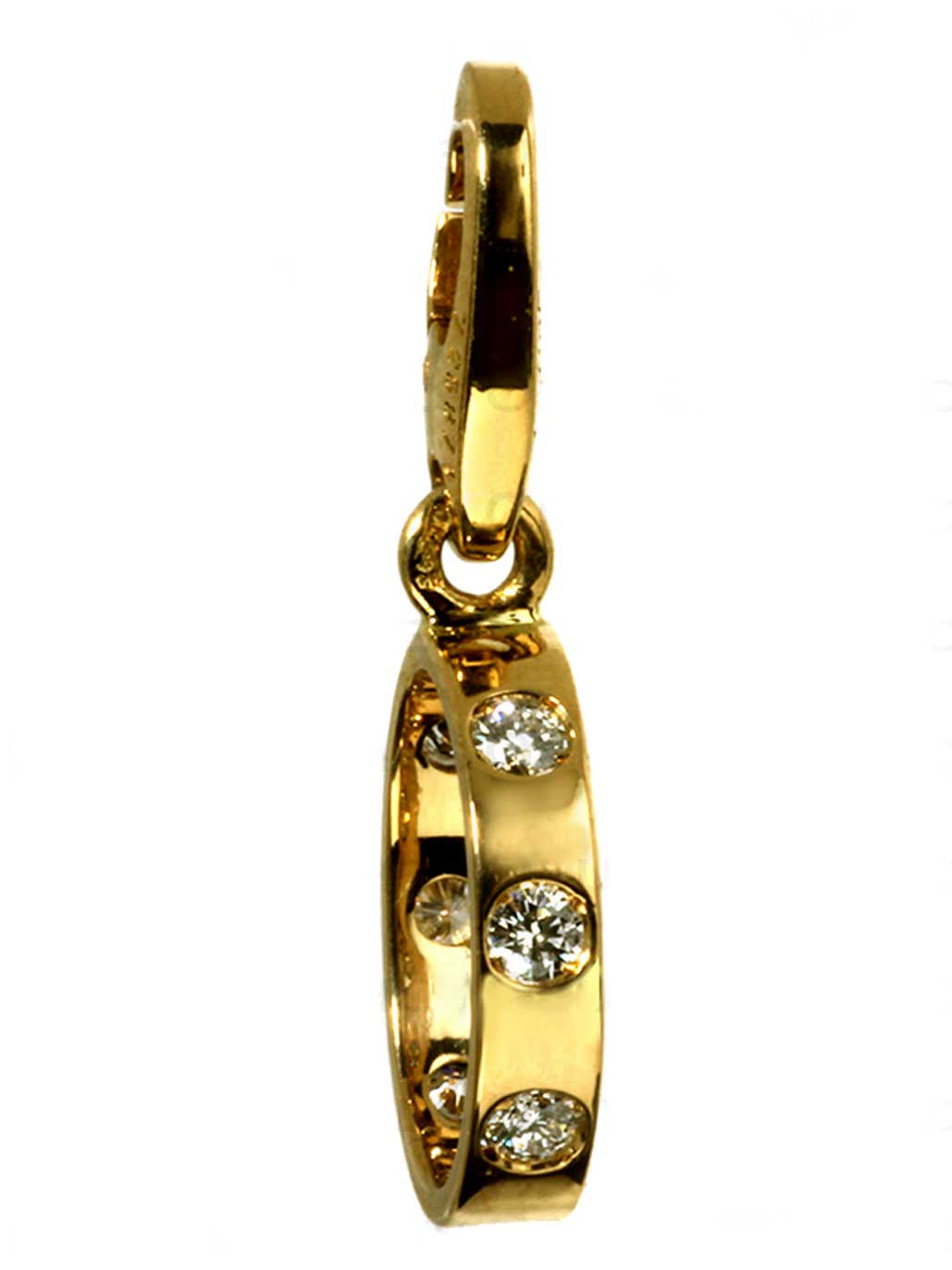 Carthttier Love Gold Diamond Charm Pendant