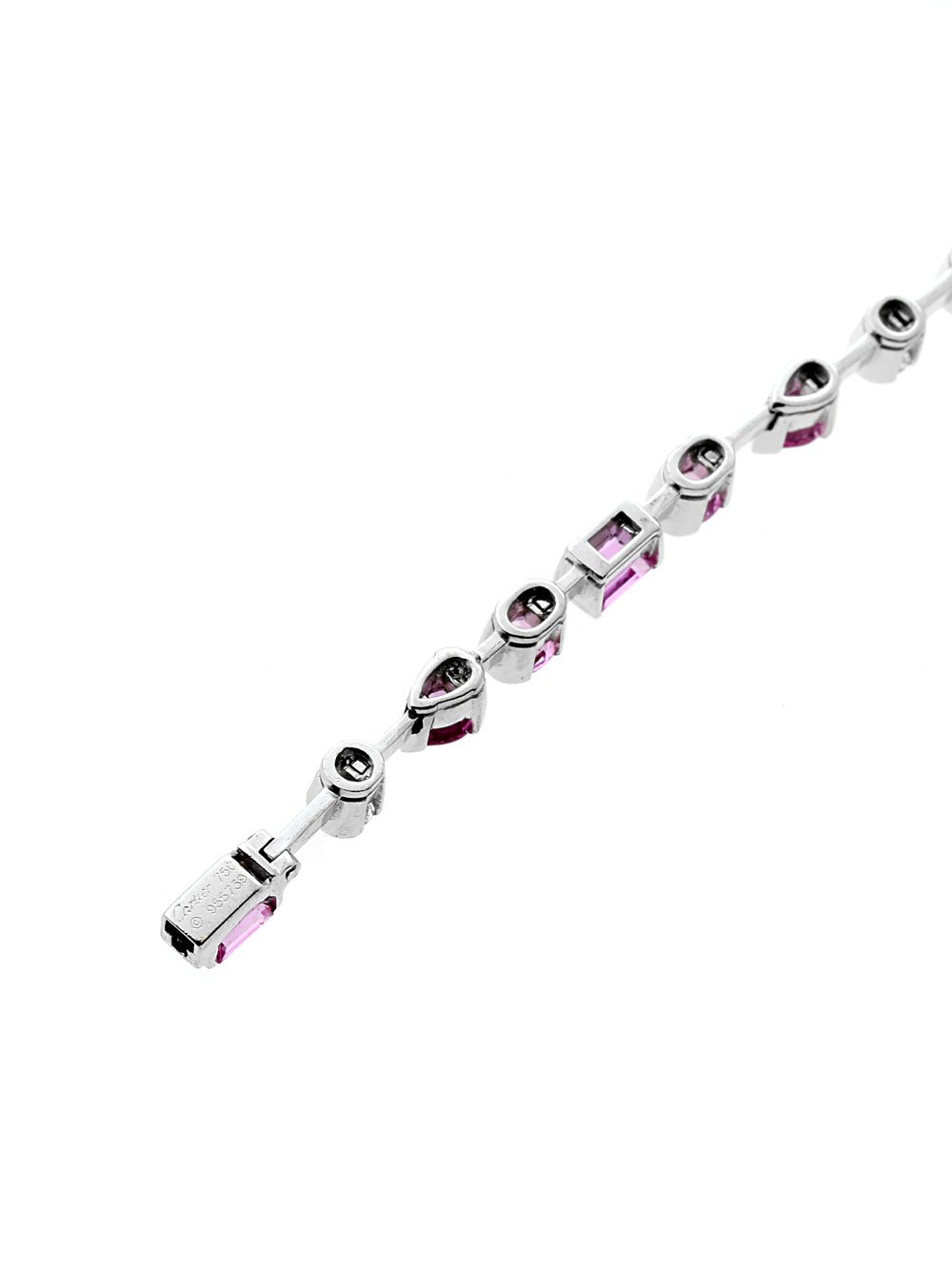 Carthttier Meli Melo Diamond Pink Sapphire Necklace