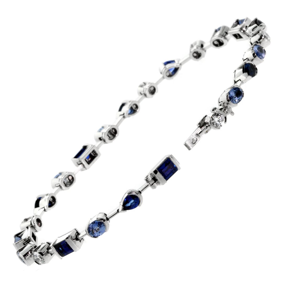 Carthttier Meli Melo Sapphire Diamond Bracelet