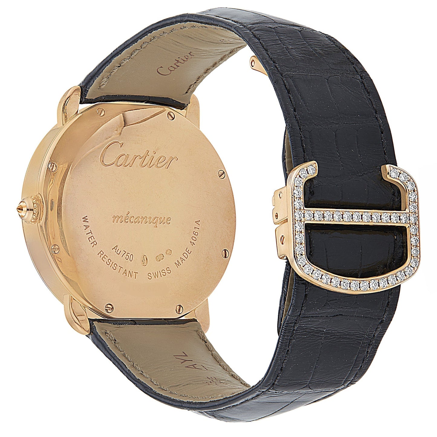 Carthttier Revelation D'Une Panthere 18k Rose Gold Diamond Watch