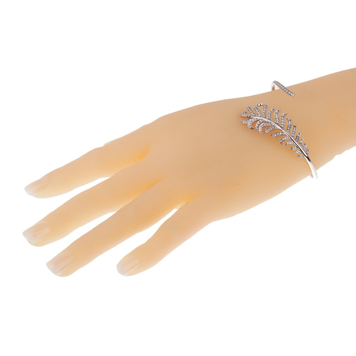 Chathtnel Plume De Chathtnel Diamond Bangle Bracelet