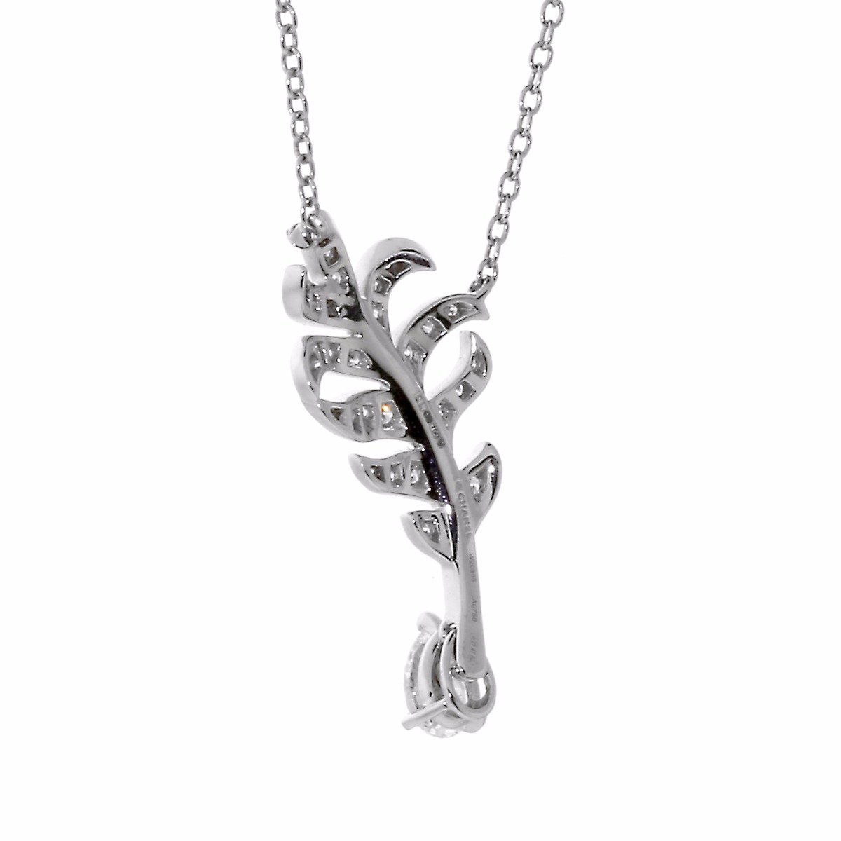 Chathtnel Plume De Chathtnel Diamond Necklace