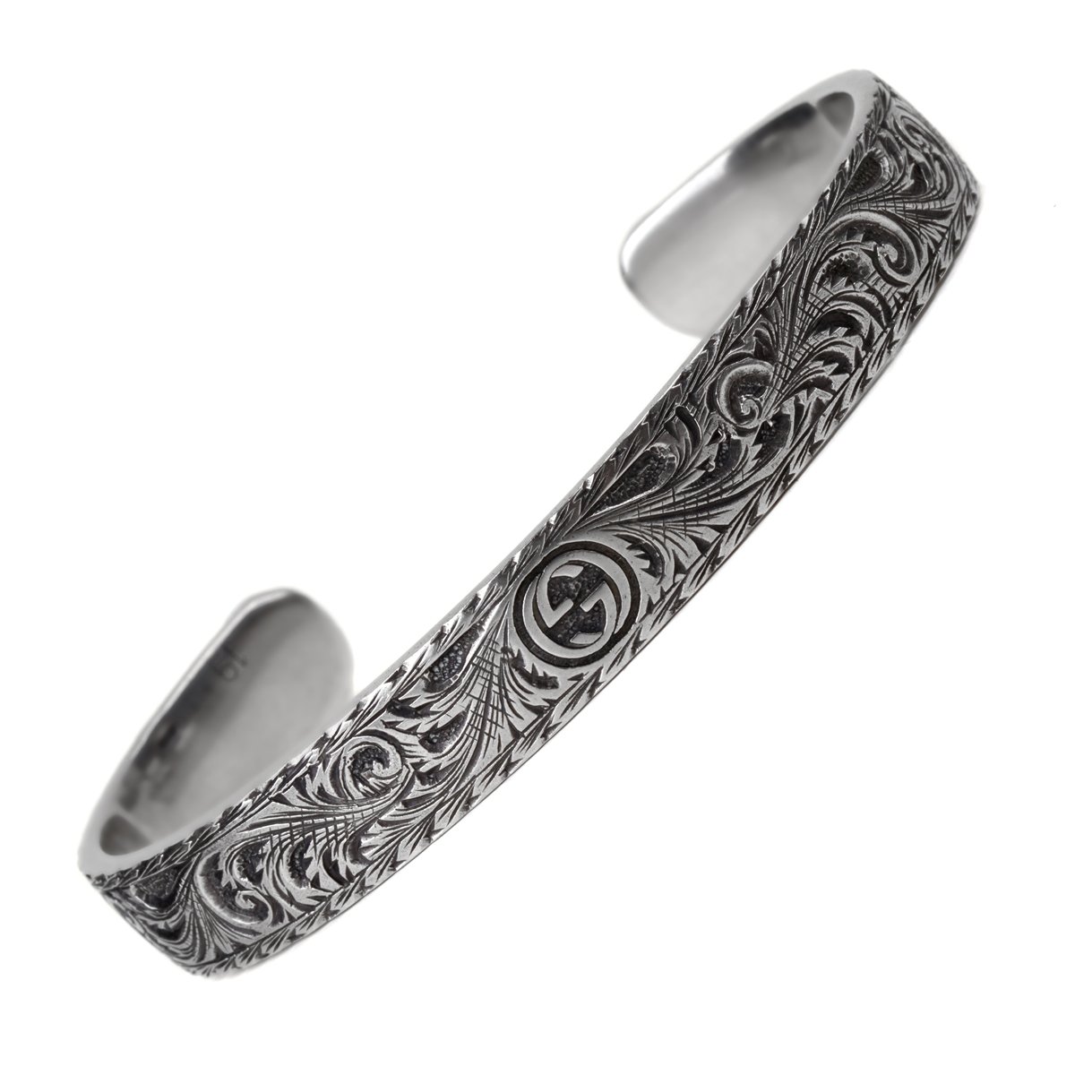 Guthtcci Cat Silver Cuff Bracelet