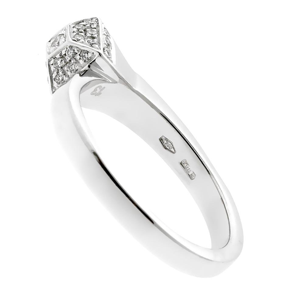 Guthtcci Chiodo Diamond White Gold Ring