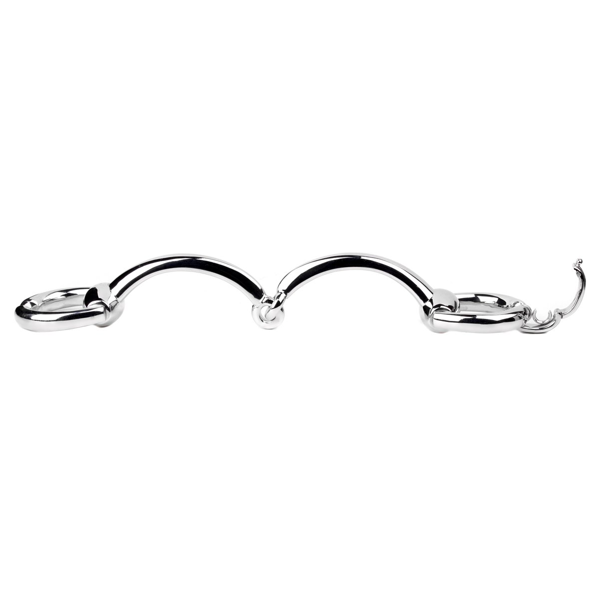 Guthtcci Horsebit Silver Bangle Bracelet