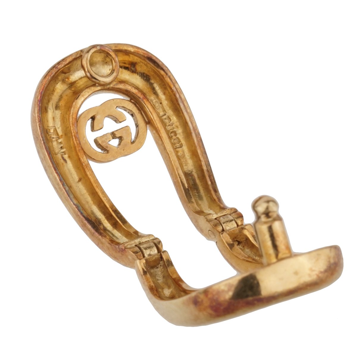 Guthtcci Vintage Enamel 18k Yellow Gold Cufflinks