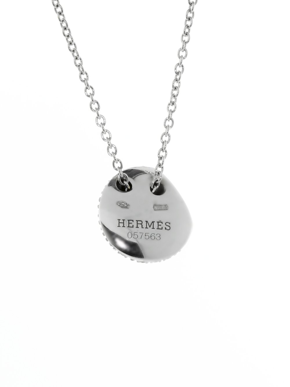 Herthtmes Chaine d'ancre Diamond Necklace
