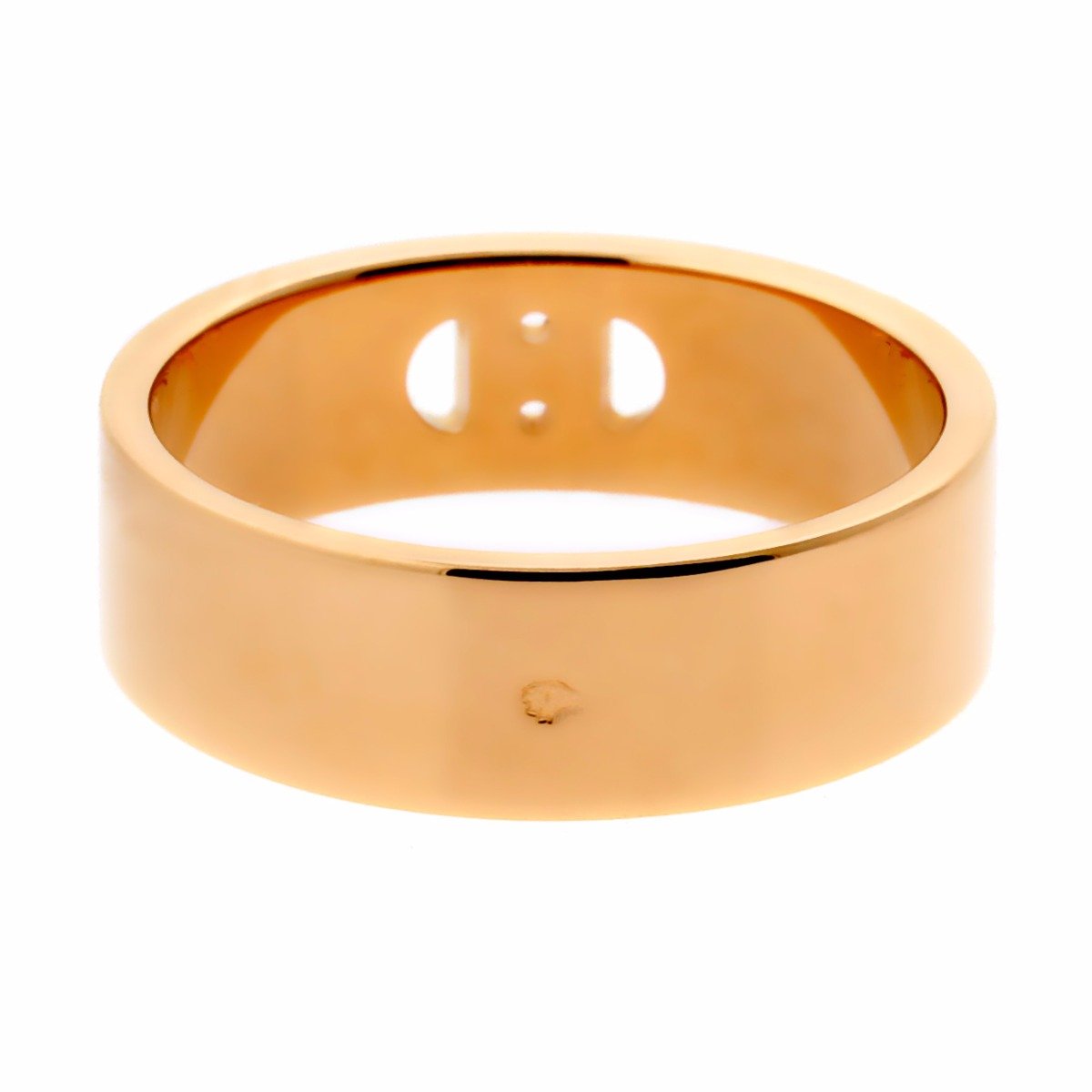 Herthtmes H d'Ancre Diamond Rose Gold Ring