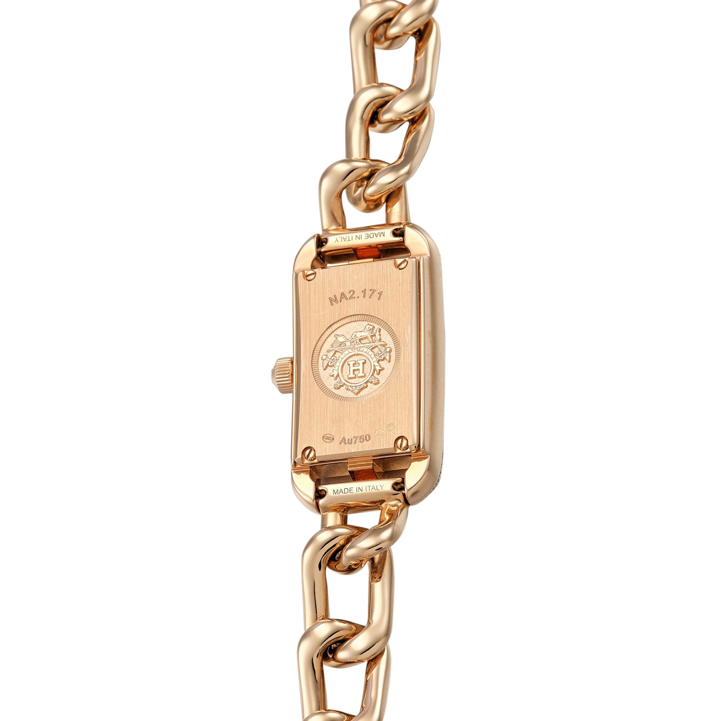 Herthtmes Nantucket Small 18k Rose Gold 29mm Diamond Watch