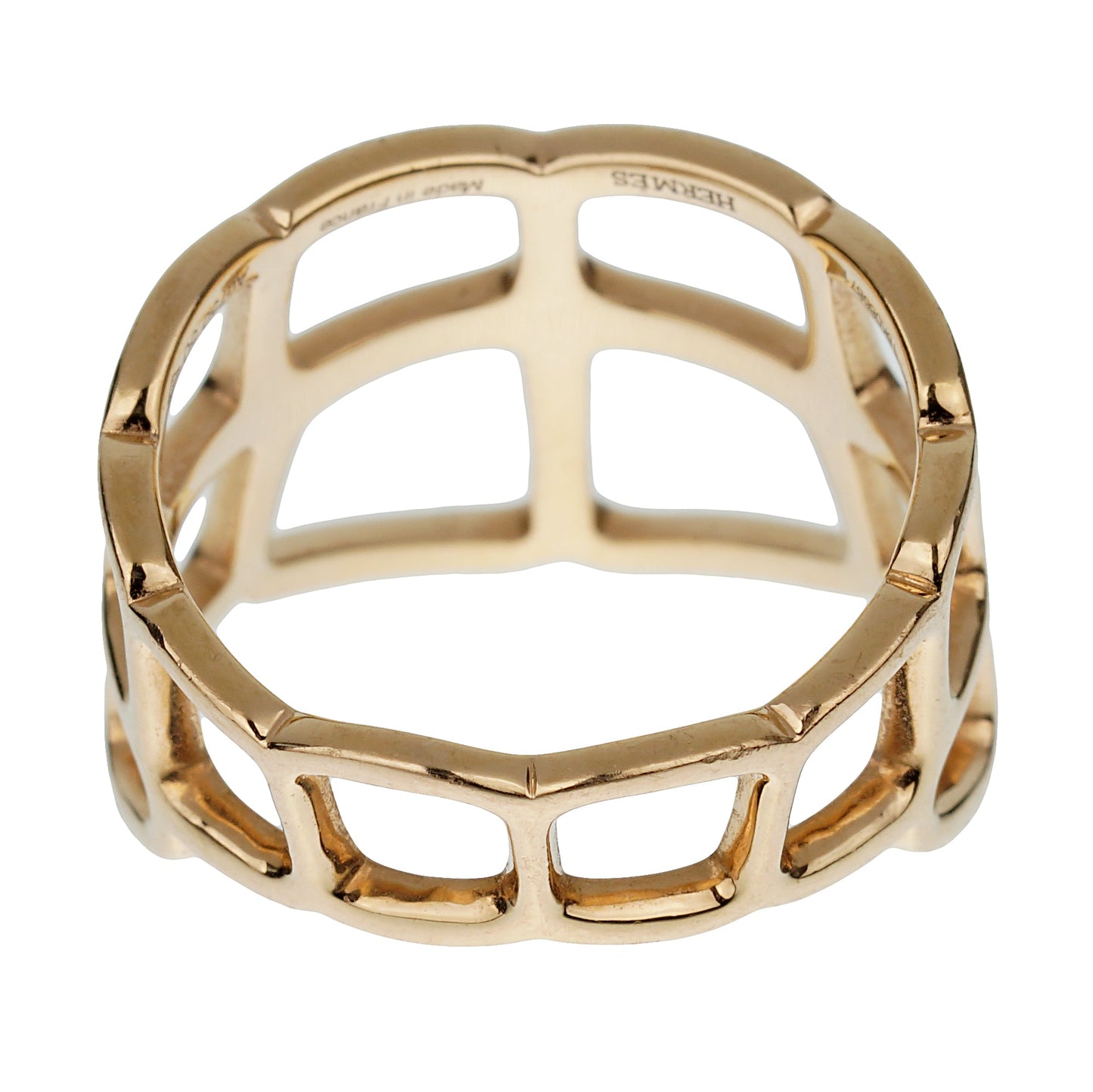 Herthtmes Niloticus Ombre Rose Gold Cocktail Ring Sz 5 1/2