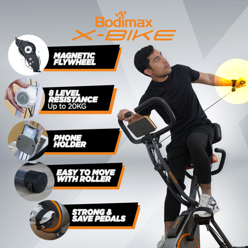 Sepeda Statis BODIMAX X-BIKE WHITE