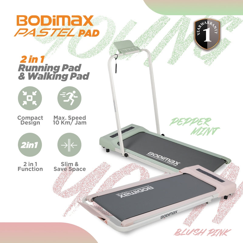 BODIMAX RUNNING PAD PASTEL MINT