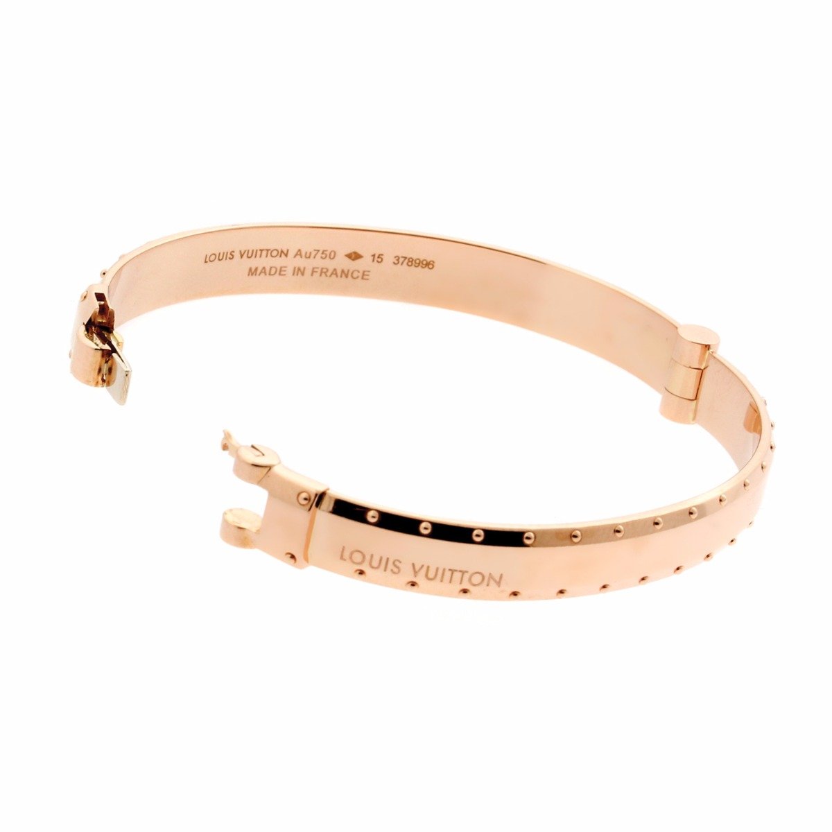 Lothtuis Vuithttton Emprise Rose Gold Bangle Bracelet