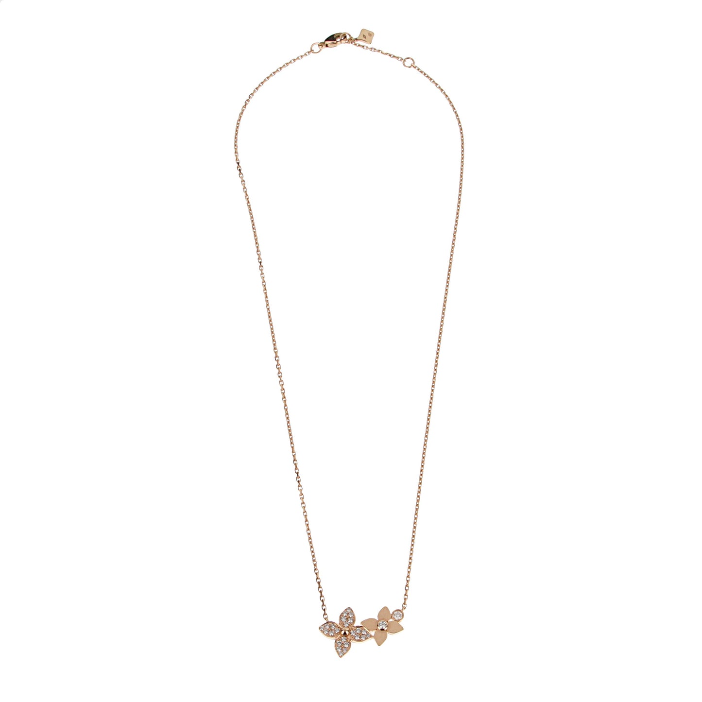 Lothtuis Vuithttton Idylle Star Blossom Necklace 18k Pink Gold and Diamonds