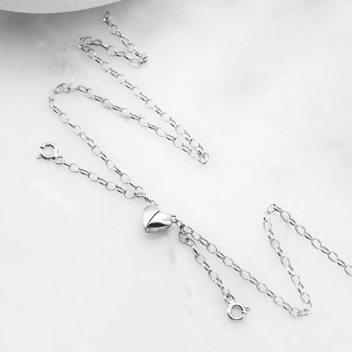 Magnetic Heart Couple Friendship Bracelet Set