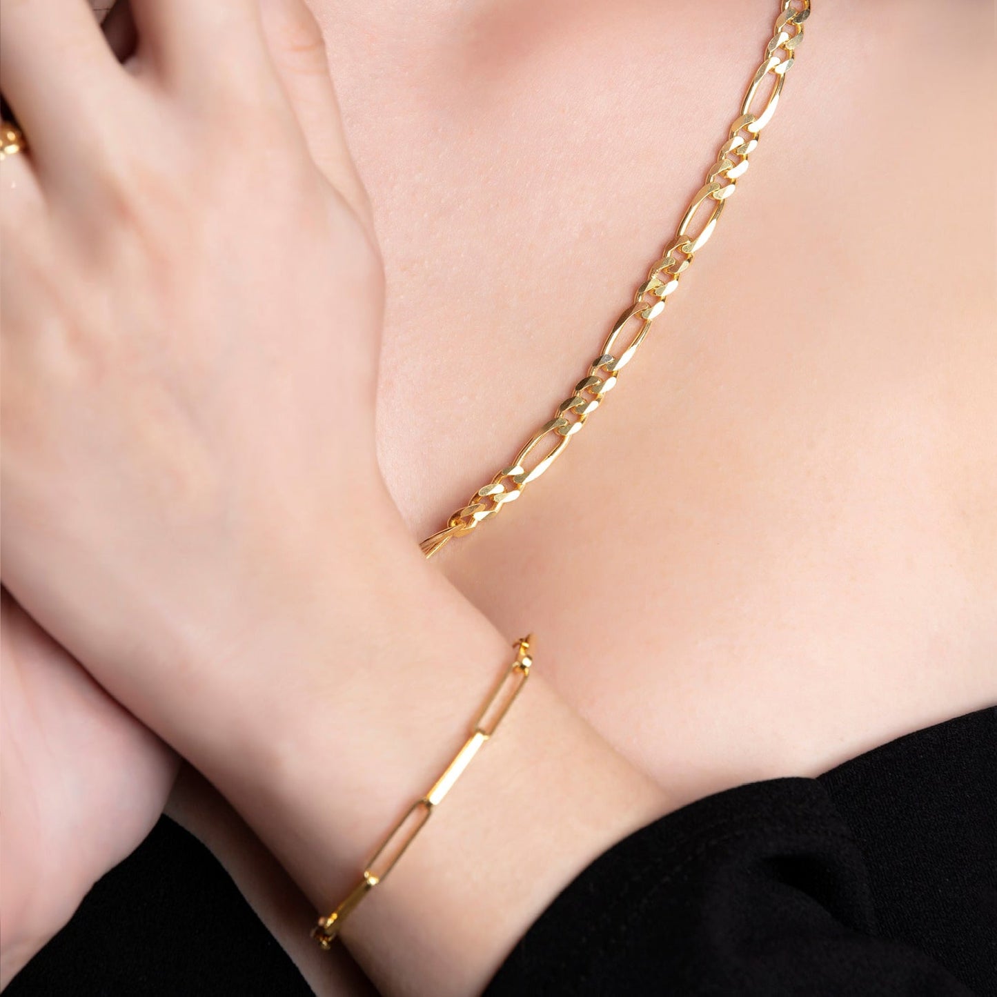 Sterling Silver Paperclip Chain Bracelet for Women