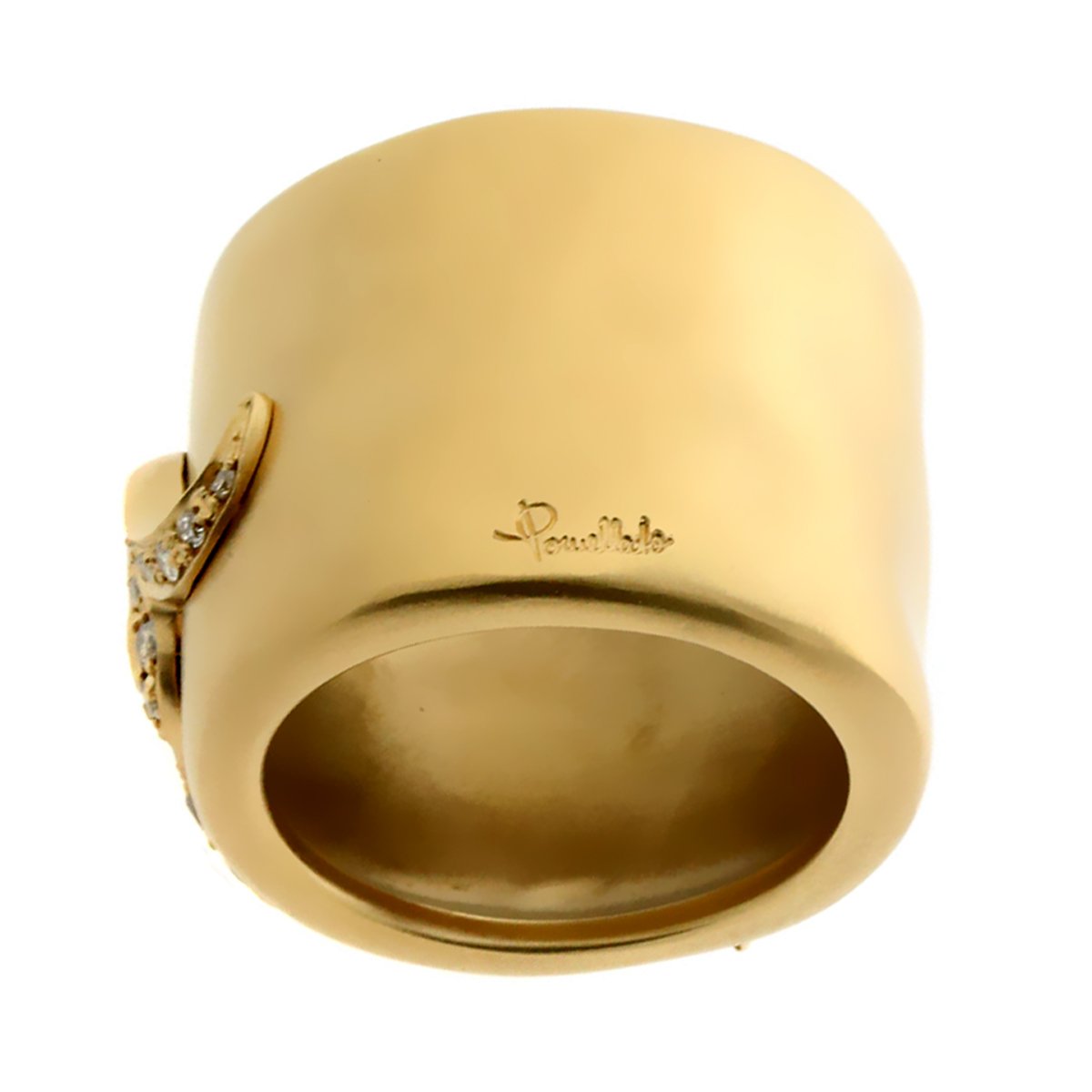 Pothtmellato Eva Snake Diamond Rose Gold Ring