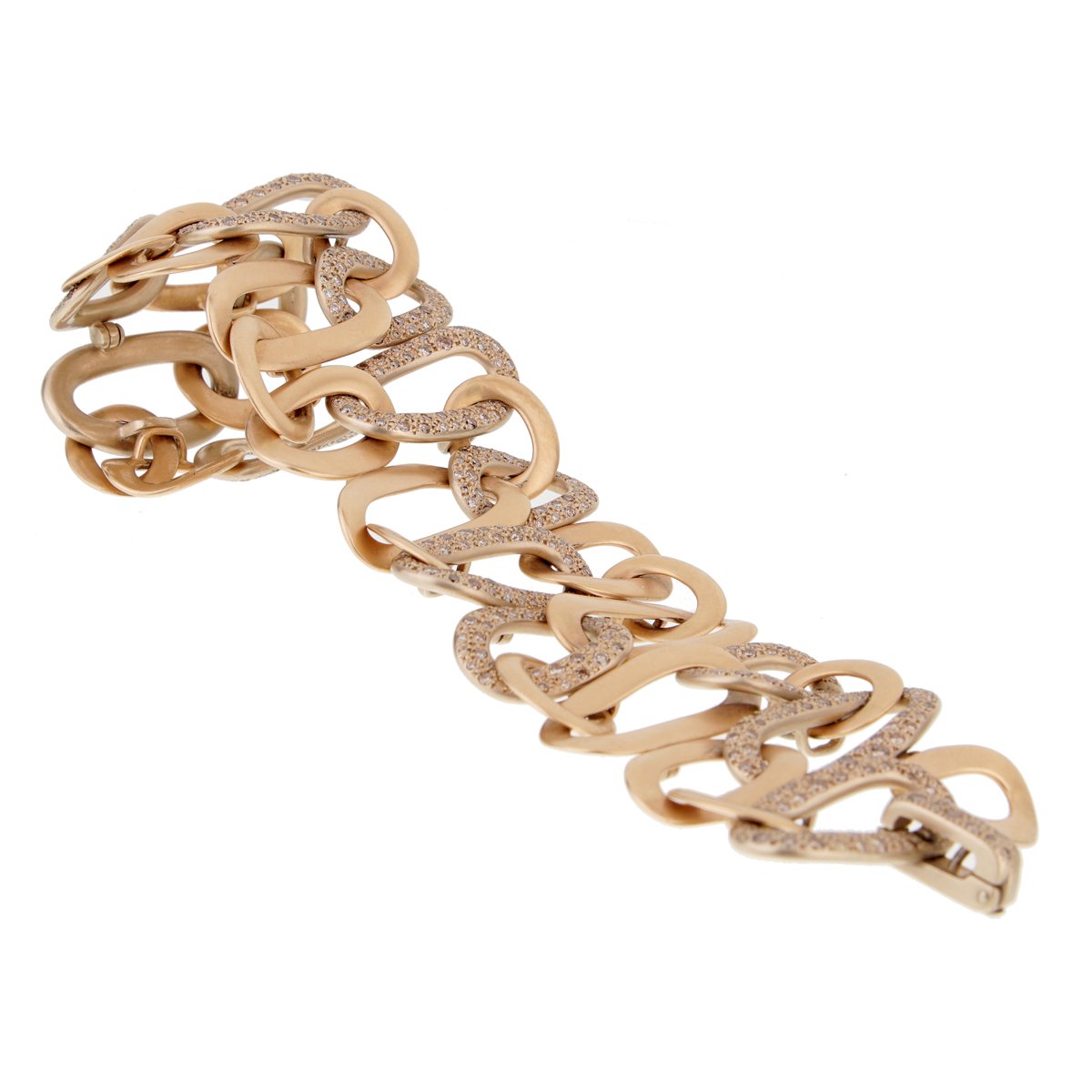 Pothtmellato Rose Gold Fancy Diamond Bracelet