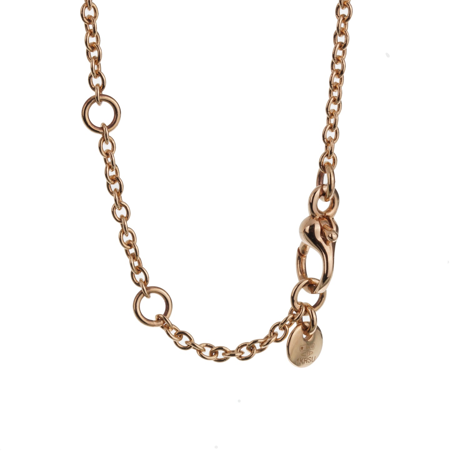 Pothtmellato Sabbia Diamond 18k Rose Gold Pendant Necklace