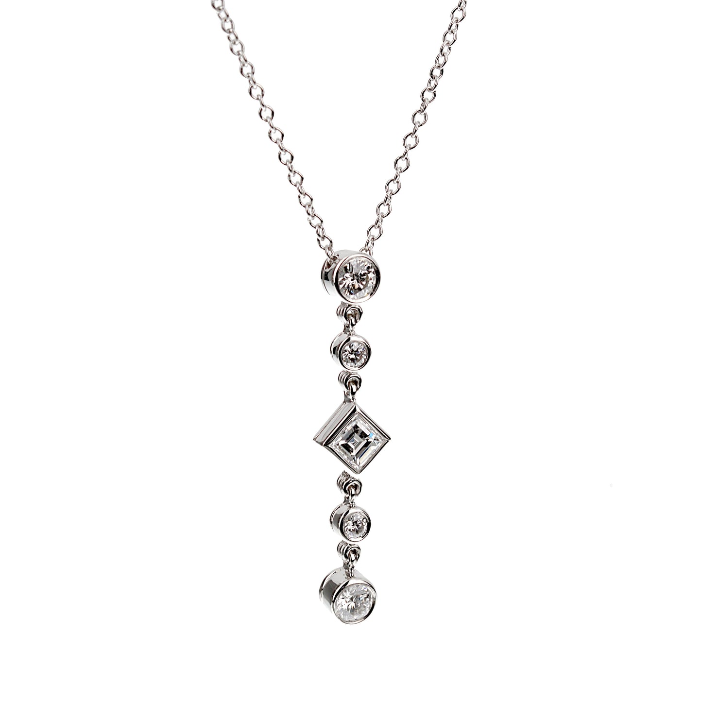 tifthtfany & Co Grace Platinum Diamond Pendant Necklace
