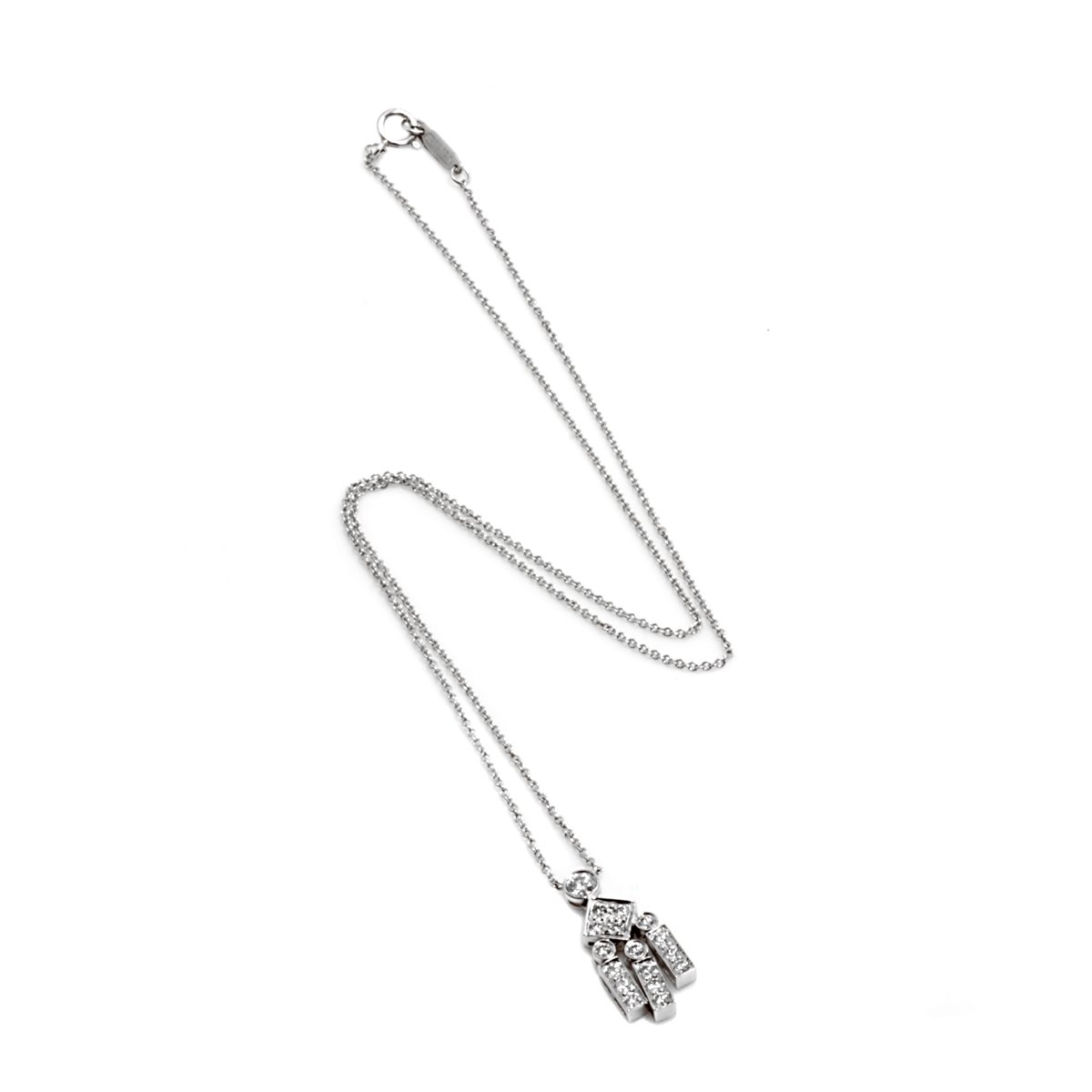 tifthtfany & Co Legacy Diamond Platinum Pendant Necklace