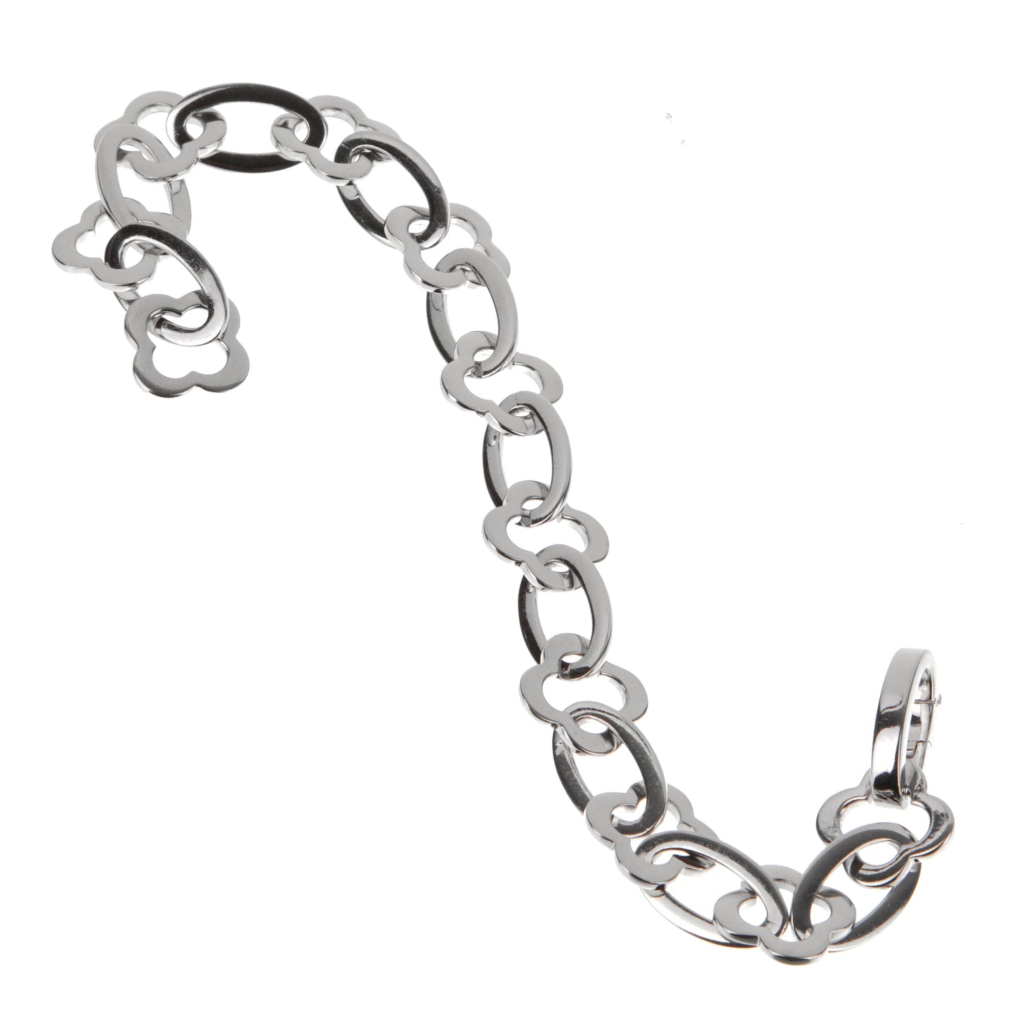 Vathtn Clthteef & Arpels 18k White Gold Alhambra Bracelet