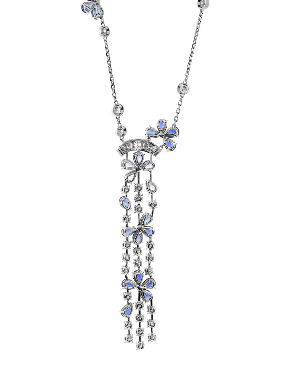 Vathtn Clthteef & Arpels Sapphire, Diamond Necklace