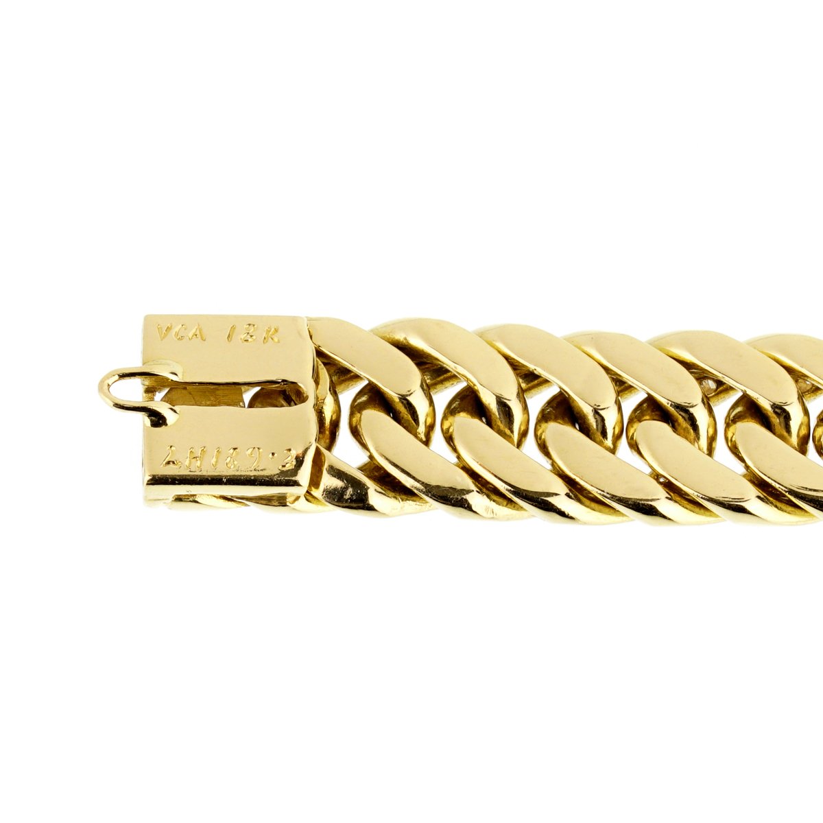 Vathtn Clthteef & Arpels Vintage Diamond Gold Bracelet