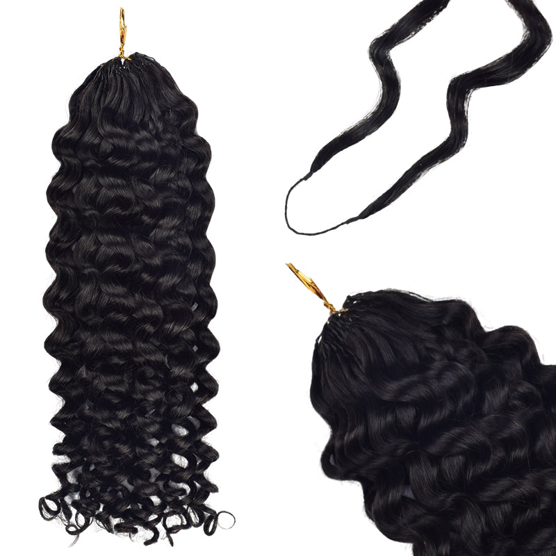 Deep Curly Crochet Human Hair Extensions CVOHAIR
