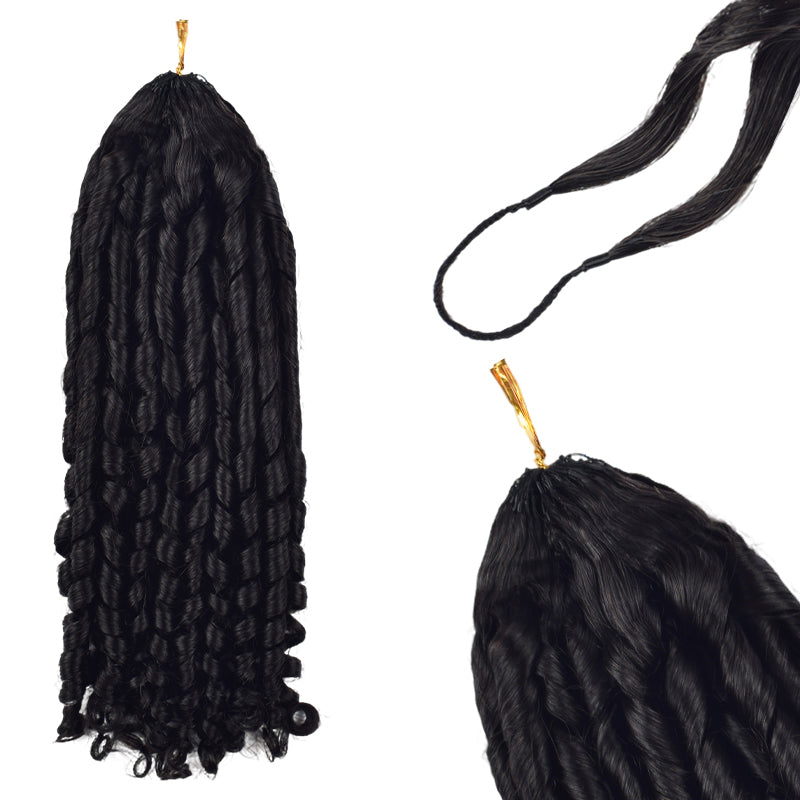 Pissy two Crochet 100% Human Hair Hair Extensions CVOHAIR