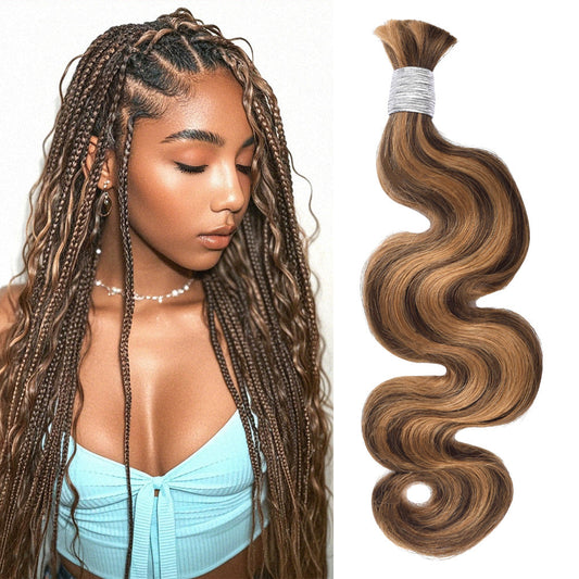 #4/30 100% Human Hair Braid Body Wave Styles CVOHAIR