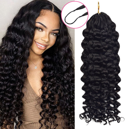 Deep Curly Crochet Human Hair Extensions CVOHAIR