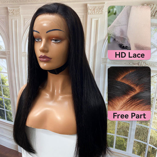 13*4 Super Natural Hairline Frontal Wigs 300% Density HD Lace Luxury Wig With Baby Hair CVOHAIR