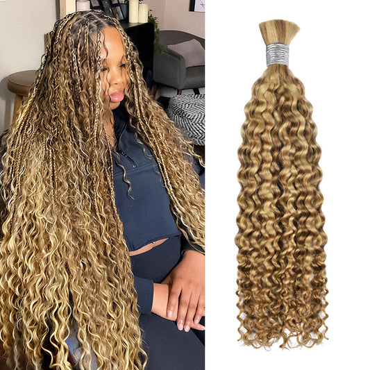 #27/30/613 100% Human Hair Braid Deep Curly Styles CVOHAIR