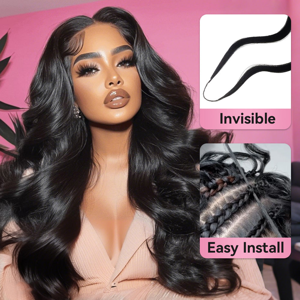 Body Wave Crochet Hair Natural Black Human Hair Extension