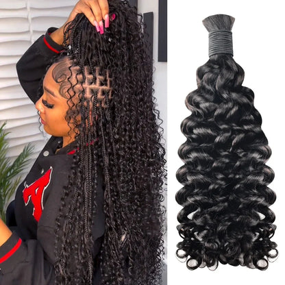 Best Human Hair For Boho Braids Deep Curly CVOHAIR