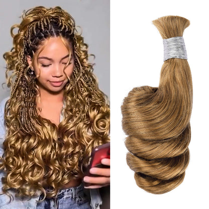 #30 Boho Braids Loose Wave 100% Human Hair CVOHAIR