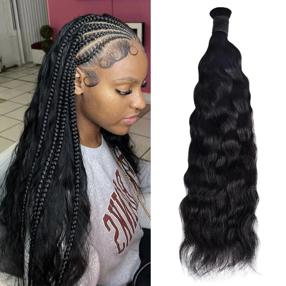#1 Wet & Wavy Bulk Human Hair For Boho Braids CVOHAIR
