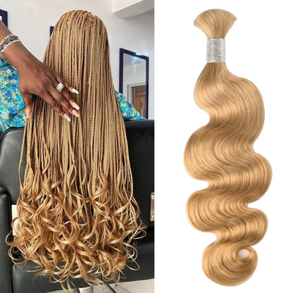 #27 100% Human Hair Braid Body Wave Styles CVOHAIR