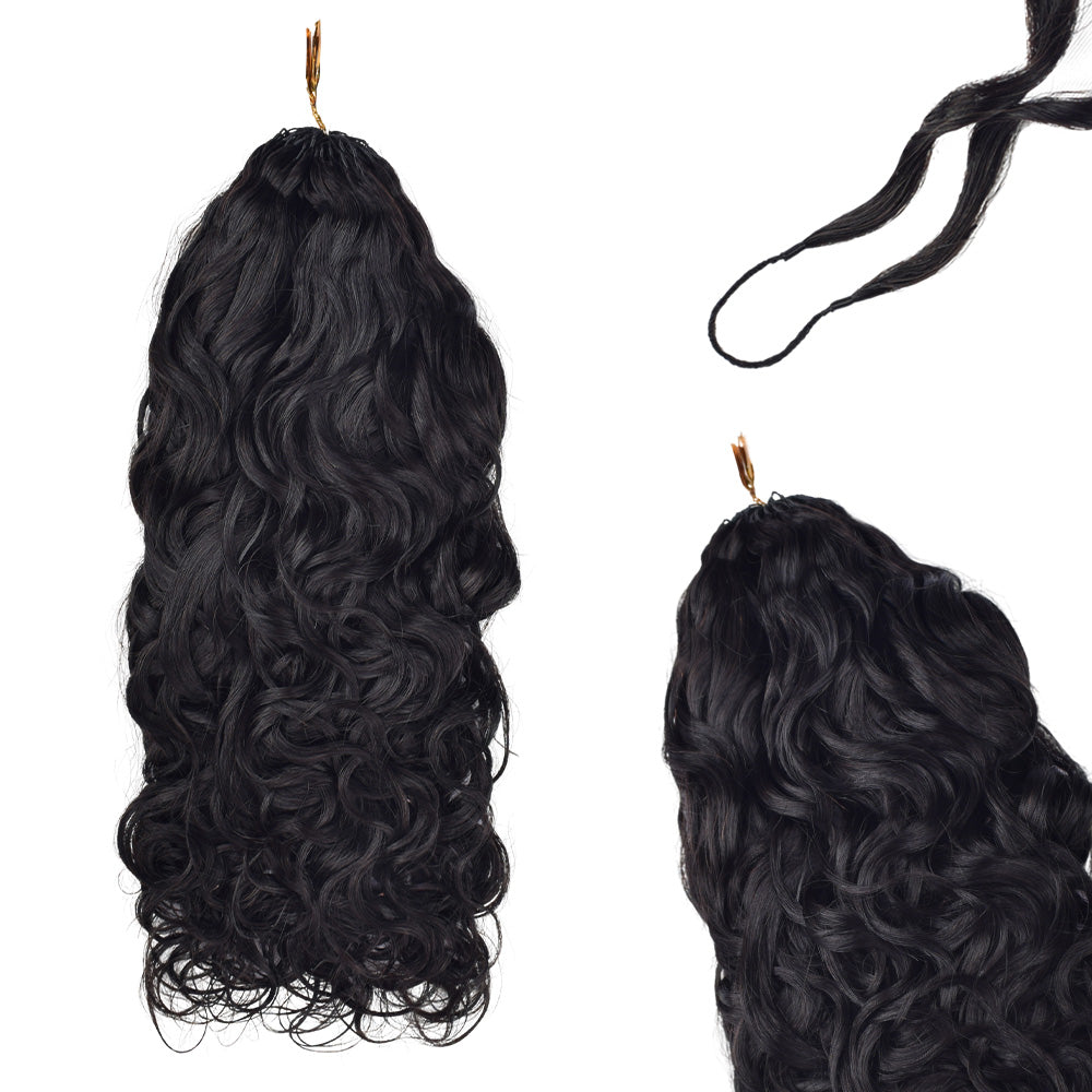 Water Wave Crochet Human Hair Extensions CVOHAIR