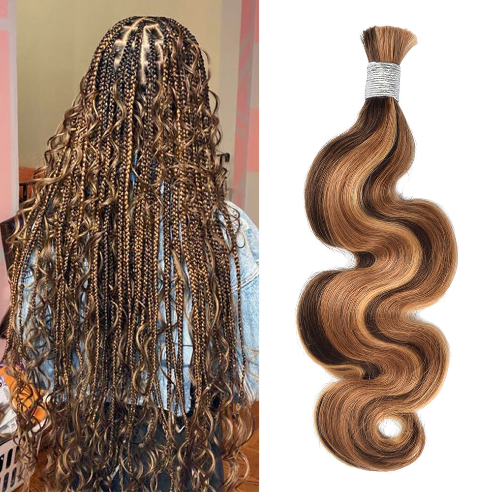 #4/27/30 100% Human Hair Braid Body Wave Styles CVOHAIR