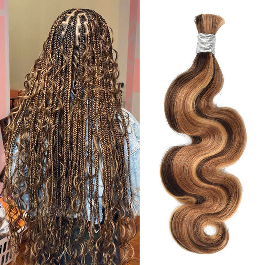 #4/27/30 100% Human Hair Braid Body Wave Styles CVOHAIR