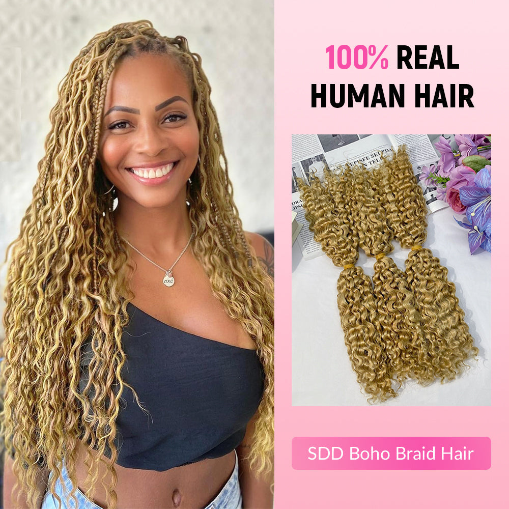 #27 SDD Boho Braids Human Hair CVOHAIR