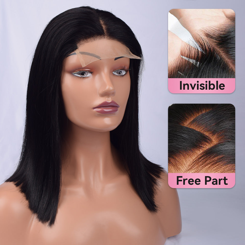 SDD Vietnam Bone Staright 4*4 Transparent Lace 10-20inch CVOHAIR